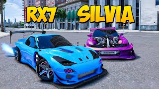 Recuperando mi Silvia con un RX7 Rotativo en Gta Rp [upl. by Ardnaiek]