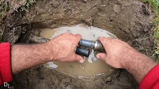 How to repair an irrigation sprinkler pipe [upl. by Pennington]