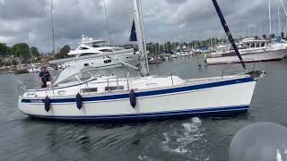 Hallbergrassy 372  Sailing boat for sale  Denmark  Scanboat [upl. by Assenar]