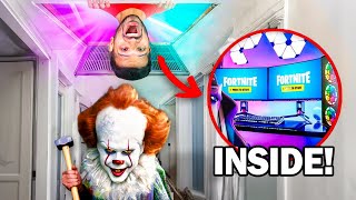 We Built A Secret Room To Hide From A Killer Clown [upl. by Wolff]