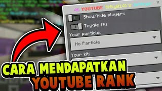 CARA MENDAPATKAN YOUTUBE RANK DI SERVER NETHERGAMES  Minecraft Tutorial [upl. by Cindelyn]