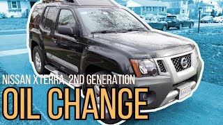 How To  Change Engine Oil on Nissan Xterra  2011 Nissan Xterra 2ND GEN [upl. by Bergmans]