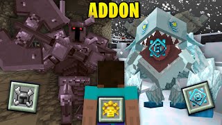 Mowzies Mobs Addon  Minecraft PE Bedrock [upl. by Strephon]