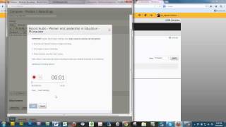 Adding Audio Recordings to D2L Discussion Messages [upl. by Kerrin]