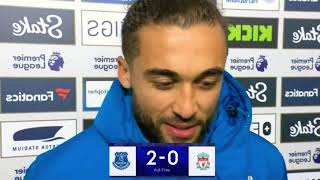 Dominic CalvertLewin amp Jordan Pickford Post Match Interview  Everton 20 Liverpool [upl. by Zined570]