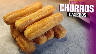 COMO HACER CHURROS CASEROS crocantes y NO explotan [upl. by Orazal]