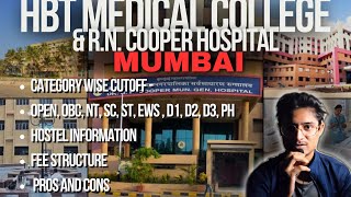 HBT medical college amp RN Cooper Hospital mumbai  NEET 2023 Cutoff neet mbbs neet2024 medical [upl. by Ahsyekat]