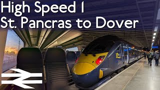 High Speed 1 Full Journey  St Pancras International to Dover Priory [upl. by Eitisahc496]