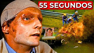 Os Horríveis 55 Segundos de Niki Lauda Acidente De Formula 1 Documentário Fatos Reais [upl. by Ravens919]