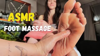 ASMR for tingles Foot reflexology massage [upl. by Oberon]