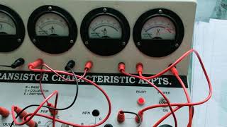 To study the characteristics of a common emitter PNP transistor [upl. by Idna600]