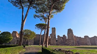 Baths of Caracalla Rome  Roman Baths  4K [upl. by Damle202]