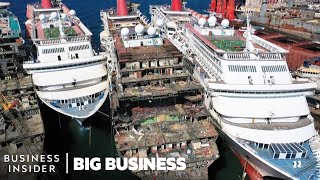 How 300 Million Cruise Ships Are Demolished  Big Business [upl. by Refennej]