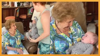 GRANDPARENTS MEET GRANDCHILD FOR THE FIRST TIME  EMOTIONAL SURPRISES [upl. by Rafa199]