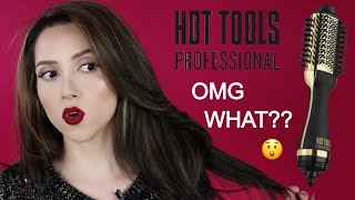 Cepillo Secador ECONÓMICO HOT TOOLS Professional 24k Gold  REVIEW 🤔 [upl. by Delano674]