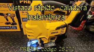 Unboxin rápido caladora pretul inalambrica 20v código 28270 [upl. by Joliet]