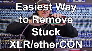 Easiest Way to Remove Stuck XLRetherCON Shell [upl. by Swartz]