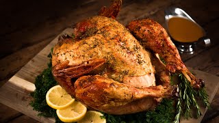 Garlic and Herb Butter Roasted Turkey  CharBroil [upl. by Dorfman]