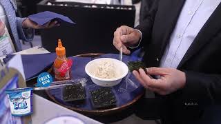 Pasteurized Crab Meat Tasting at Seafood Expo Global [upl. by Teilo]