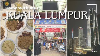 Kuala Lumpur vlog 🇲🇾 ft Petaling Street food Brickfields goreng pisang fancy date night🍴🤤 [upl. by Imiaj]