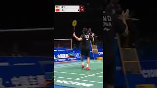 What does Lin Dans gesture mean shorts badminton leechongwei lindan [upl. by Abehsile]