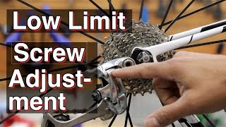 How To Adjust low Limit Screw rear Derailleur [upl. by Angelina]