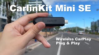 CarlinKit Mini SE adapter  Get Wireless CarPlay Plug amp Play Tutorial  Function Display [upl. by Bigler]