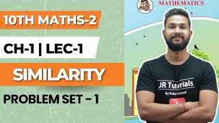 10th Maths 2  Chapter 1  Similarity  Problem Set 1  Lecture 1  Maharashtra Board [upl. by Evol682]