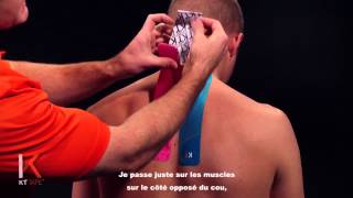 Douleur cou et nuque  KT TAPE France Neck Pain [upl. by Drawdesemaj]