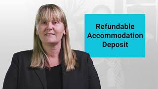 Aged care refundable accommodation deposits RADs [upl. by Rodrich]