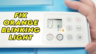 Fix Orange Blinking Light on HP DeskJet 3755 Printer [upl. by Tarrah]