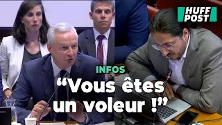 À lAssemblée nationale Bruno Le Maire le RN et LFI règlent leurs comptes en pleine commission [upl. by Odlopoel749]