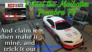 I steal the Maibatsu Penumbra FF and CLAIM IT and make it mine  GTA 5 Online [upl. by Malley]