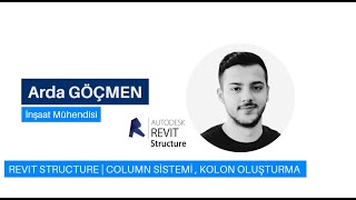 REVIT STRUCTURE  Kolon Oluşturulması  Column Komutu [upl. by Aztirak]