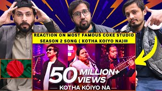 Kotha Koiyo Na  Coke Studio Bangla  Season 2  Shiblu Mredha X Aleya Begum  Pakistani Reaction [upl. by Ester]