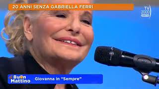 Giovanna  Sempre omaggio a Gabriella Ferri live Tv2000 2024 [upl. by Kurtz]