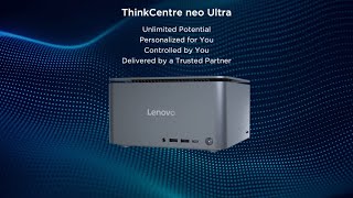 Introducing the Lenovo ThinkCentre neo Ultra  Ultra small in size heavy on AI capabilities [upl. by Cesya]