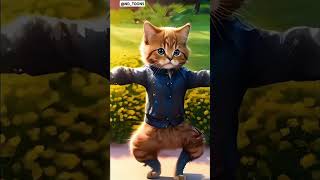 cat dance 🐈  cat viralvideo reels shorts ytshorts youtubeshorts comedyfunny geetashyap008 [upl. by Ellenuahs619]