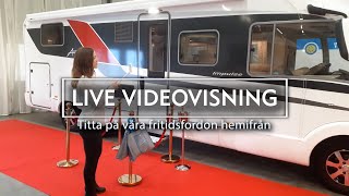 Live videovisning hos Svea Husbilar [upl. by Lougheed]