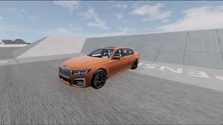 BeamNG Drive BMW 7 Series G11 Suspension Handling test [upl. by Ewolram]