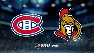 Danault Radulov lift Habs past Sens in 43 SO win [upl. by Moon939]