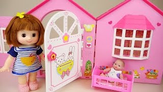 Baby doll house toy and Kinder surprise eggs play [upl. by Dody]