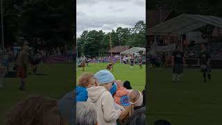 Caber tossing fail at Ballater Highland Games scotland highlandgames [upl. by Garvin415]