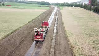 Swanenberg Projecten rijplaten lossen Drone [upl. by Shih]