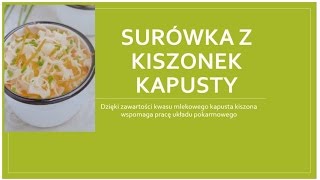 SURÓWKA Z KISZONEJ KAPUSTY [upl. by Ahsin]