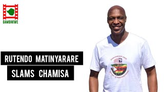 Rutendo Matinyarare slams Chamisa [upl. by Hildegarde]