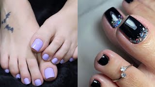 Easy to do toe nails art fashion trend ideasLatest pedicure nail colors for women of 2024 [upl. by Averell]