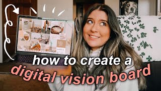 How to create a Digital Vision Board for 2021 [upl. by Oirrad677]