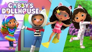 Gabbys Favorite Costumes for Dollhouse Adventures  GABBYS DOLLHOUSE [upl. by Narrat]