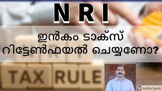 NRI Income Tax Filing in Malayalam Income Tax Malayalam  CA Subin VR [upl. by Leva]